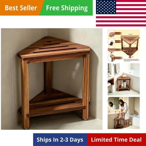 Corner shower stool with - corner,
