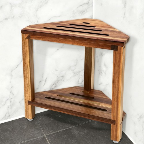 Corner shower stool with - corner,