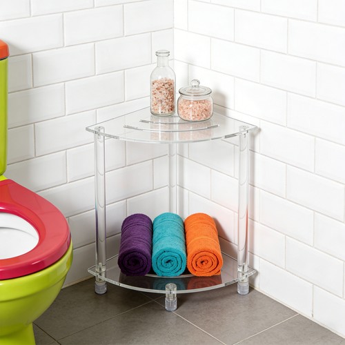 Corner shower bench acrylic - corner,